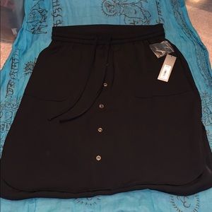 Black pencil skirt
